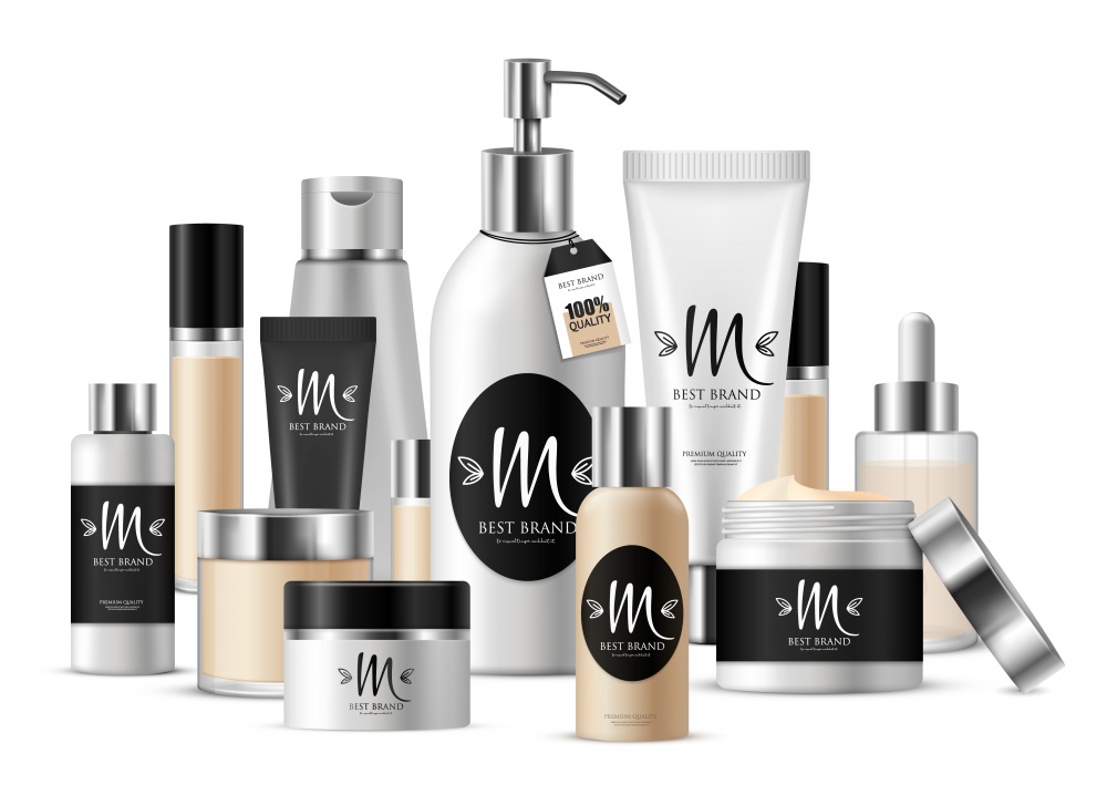 Designs Packaging d’une marque de cosmetique.